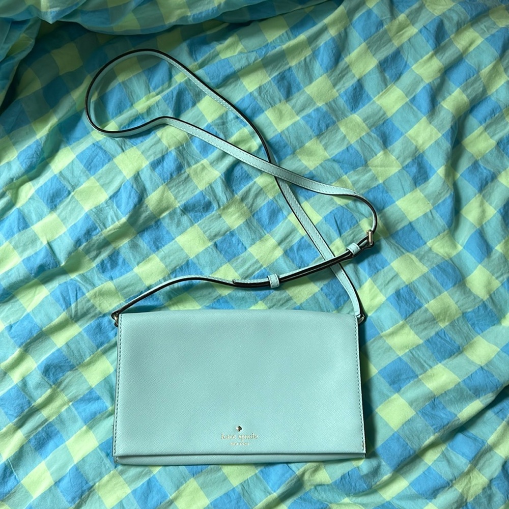 Tiffany blue Kate spade cross body purse